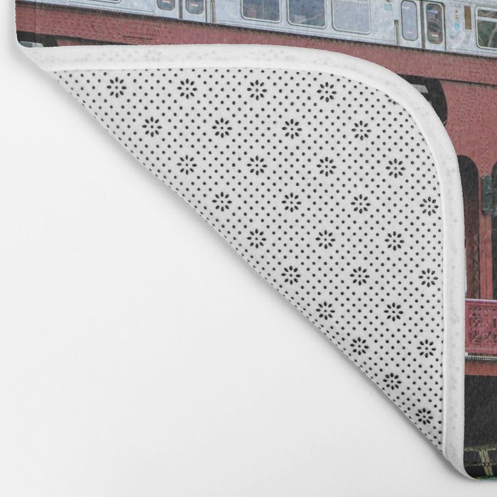 Chicago Train Bath Mat Gallery Image 2