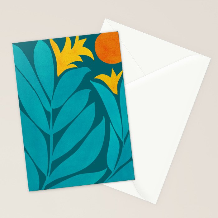 Wild Garden / Whimsical Botanical Series Stationery Card Gallery Image 2