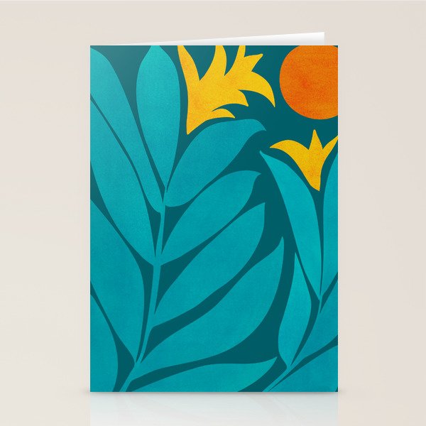 Wild Garden / Whimsical Botanical Series Stationery Card Gallery Image 1