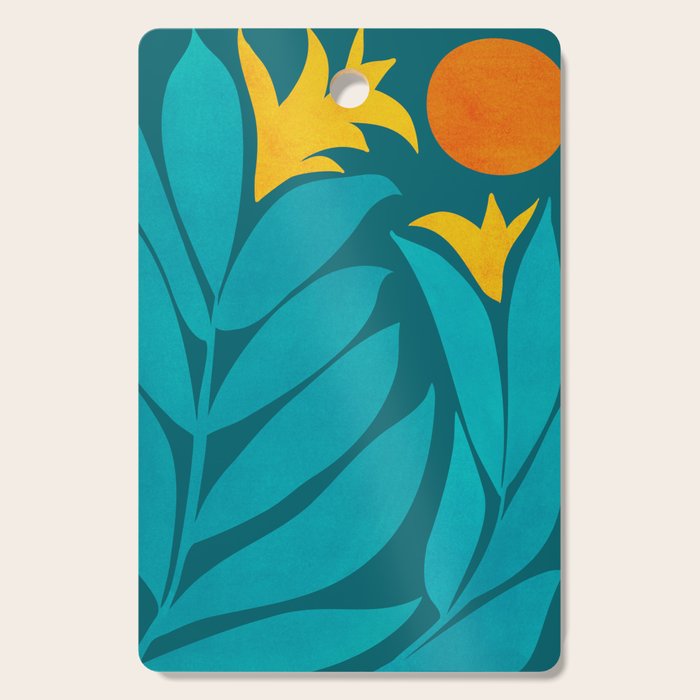 Wild Garden / Whimsical Botanical Series Cutting Board Gallery Image 1