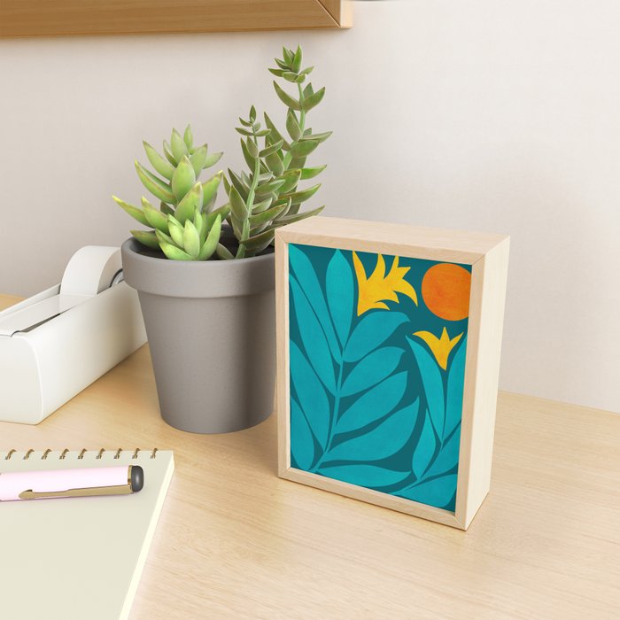 Wild Garden / Whimsical Botanical Series Mini Art Print Gallery Image 2
