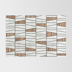Mid-Century Modern Pattern No.4 - Concrete and Wood Rug Gallery Image 2