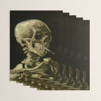 Vincent van Gogh - Skull of a Skeleton with Burning Cigarette Wrapping Paper Gallery Image 3