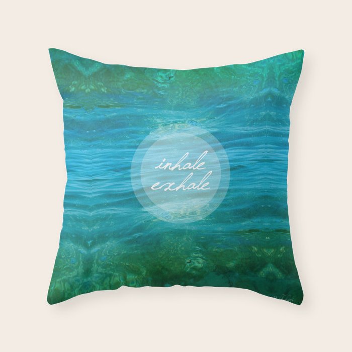 Inhale Exhale Throw Pillow Gallery Image 6