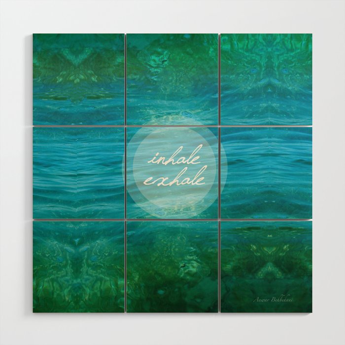 Inhale Exhale Wood Wall Art Gallery Image 1