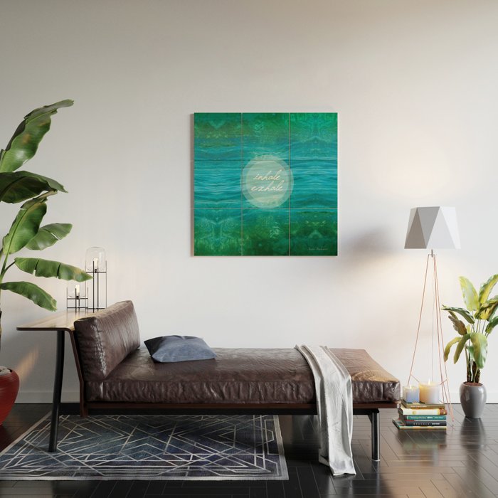 Inhale Exhale Wood Wall Art Gallery Image 2