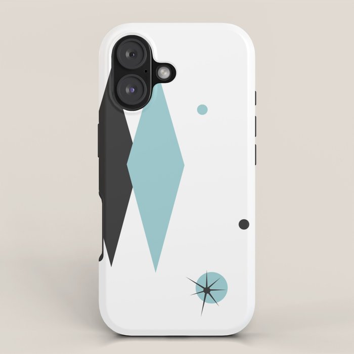 Vintage 1950s Mid Century Modern Design iPhone Case Gallery Image 1