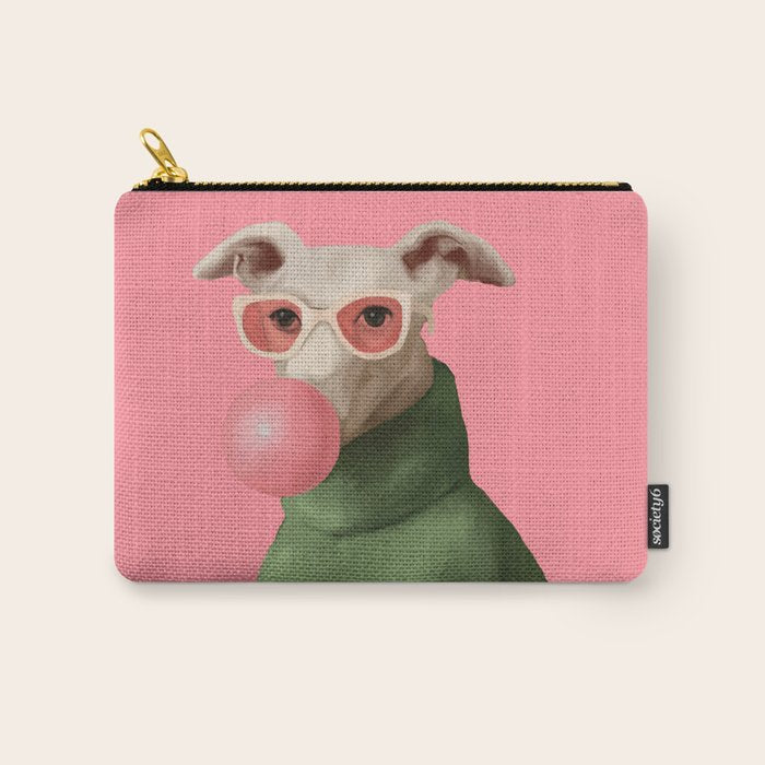 Bubblegum Pup Carry All Pouch Gallery Image 1