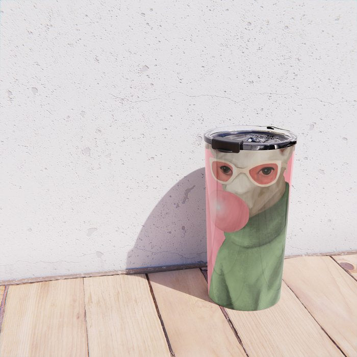 Bubblegum Pup Travel Mug Gallery Image 4