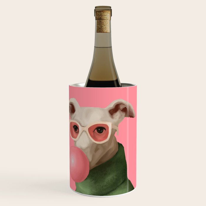 Bubblegum Pup Wine Chiller Gallery Image 1