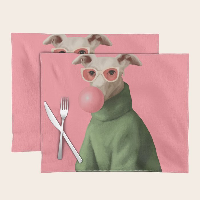 Bubblegum Pup Placemat Gallery Image 1