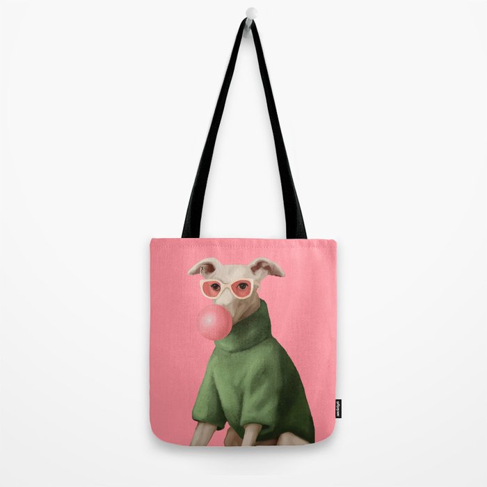 Bubblegum Pup Tote Bag Gallery Image 2