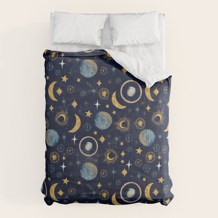 Starry night sky ABS 1 Comforter Gallery Image 1