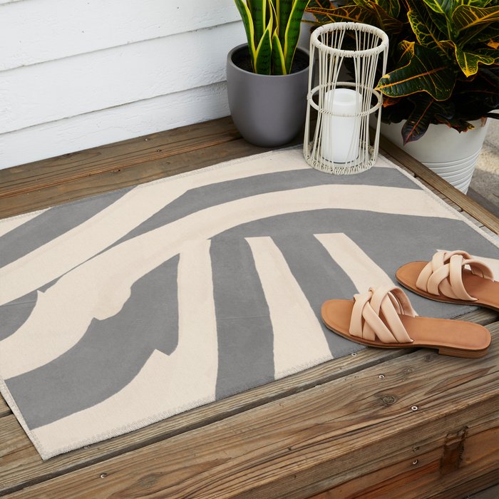 abstract minimal 81 Outdoor Rug Gallery Image 2