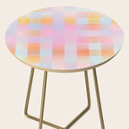 Blurred Plaid Side Table Gallery Image 2