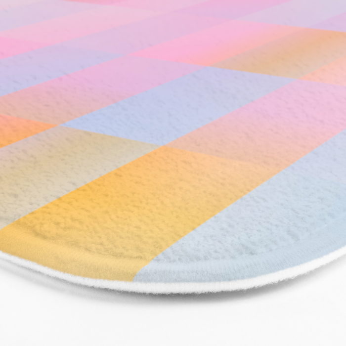 Blurred Plaid Bath Mat Gallery Image 3