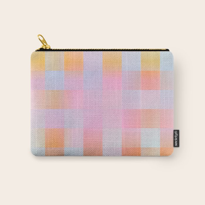 Blurred Plaid Carry All Pouch Gallery Image 1