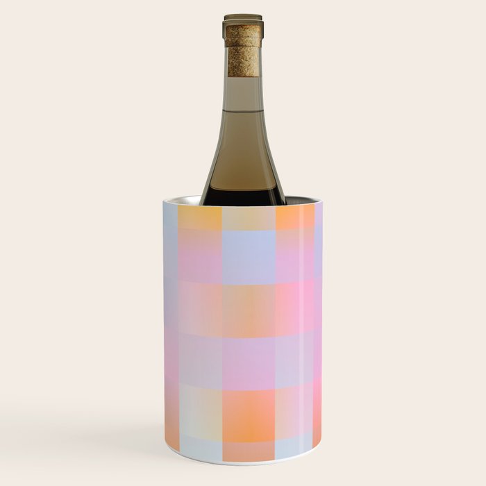 Blurred Plaid Wine Chiller Gallery Image 2