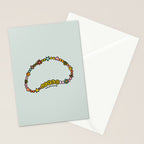 Virgo Friendship Bracelet Stationery Card Gallery Image 2