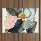 Pebble Abstract Outdoor Rug Gallery Image 1