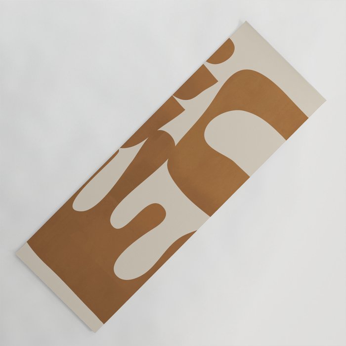 Modern Abstract Minimal Shapes 34 Yoga Mat Gallery Image 1