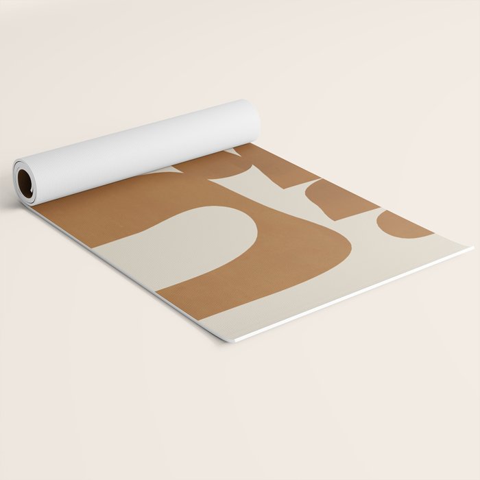 Modern Abstract Minimal Shapes 34 Yoga Mat Gallery Image 2