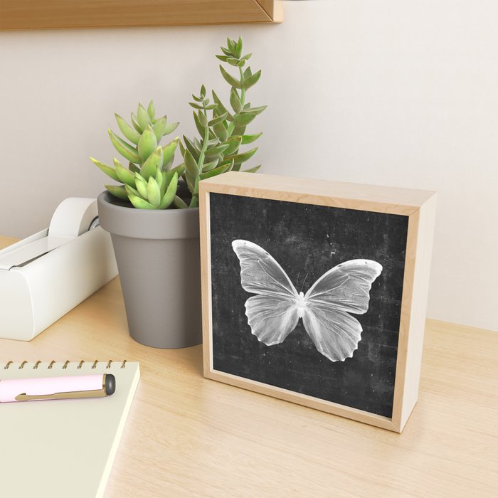 Butterfly in Black Mini Art Print Gallery Image 2