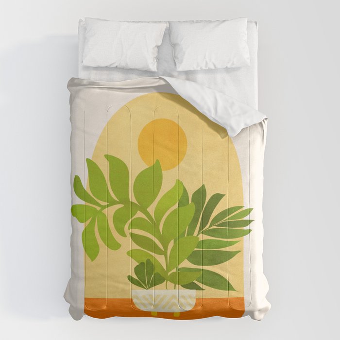 Sunday Sunset Window Garden Series Comforter Gallery Image 6