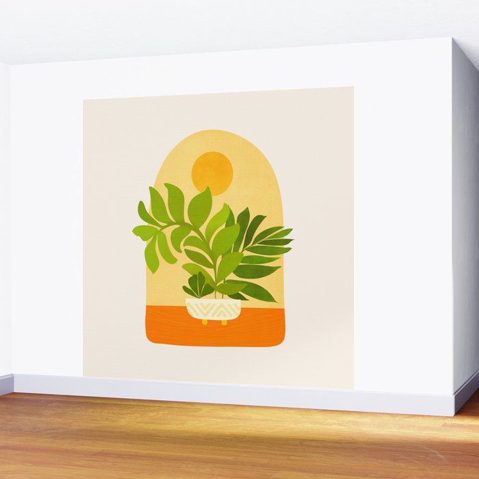 Sunday Sunset Window Garden Series Wall Mural Gallery Image 2