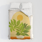 Sunday Sunset Window Garden Series Duvet Cover Gallery Image 6