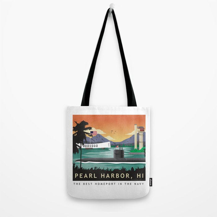 Pearl Harbor, HI - Submarine Homeport Tote Bag Gallery Image 2