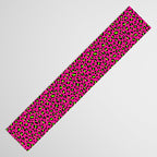 80s Neon Pink and Lime Green Leopard Table Runner Gallery Image 3