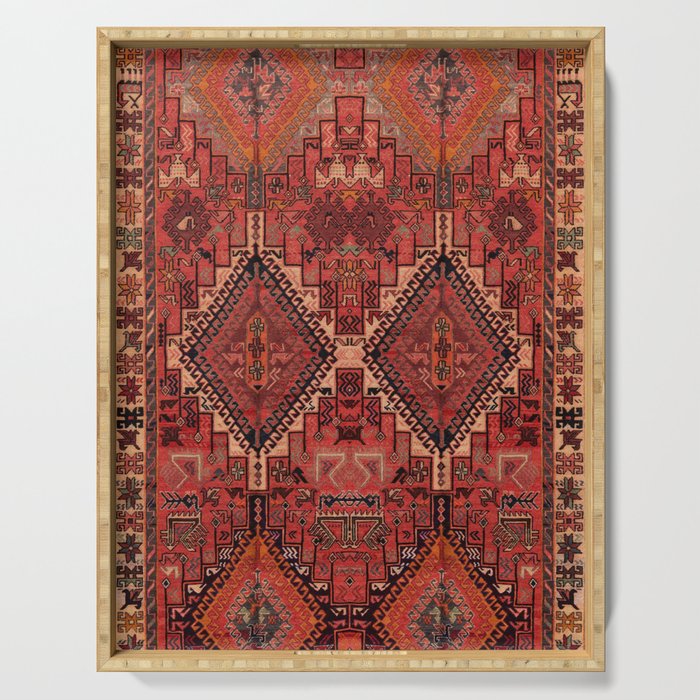 Oriental Bohemian Style Design Serving Tray Gallery Image 1