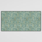 Art Deco, Decorative Leaf Pattern Desk Mat Gallery Image 3