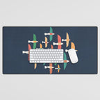 Vintage seagull Desk Mat Gallery Image 1