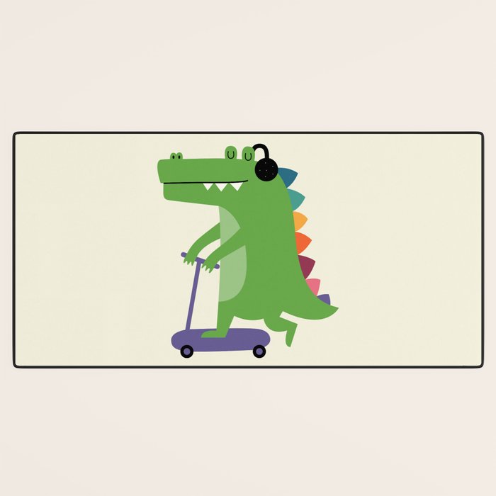 Croco Scooter Desk Mat Gallery Image 3