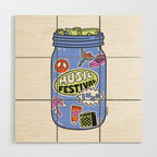 MUSIC FESTIVAL FUND Wood Wall Art Gallery Image 1