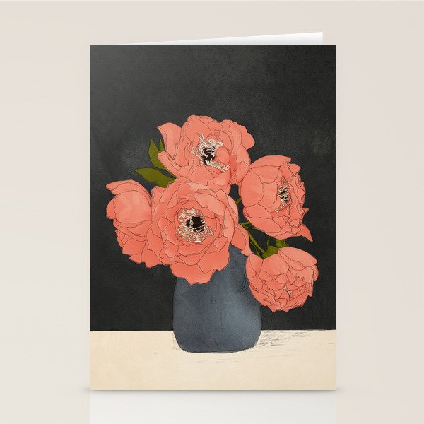 Bouquet Gift Red Stationery Card Gallery Image 2
