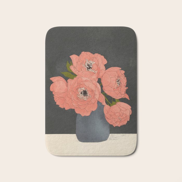 Bouquet Gift Red Bath Mat Gallery Image 1