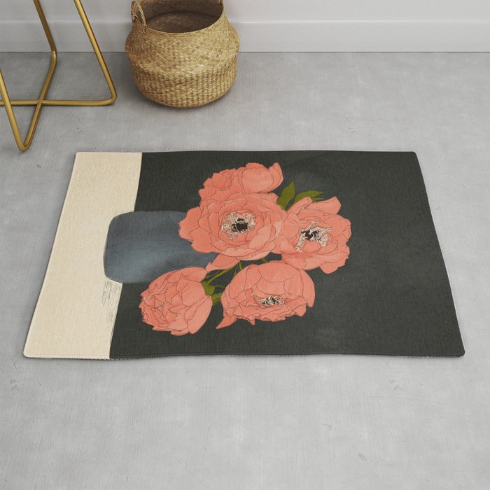 Bouquet Gift Red Rug Gallery Image 1