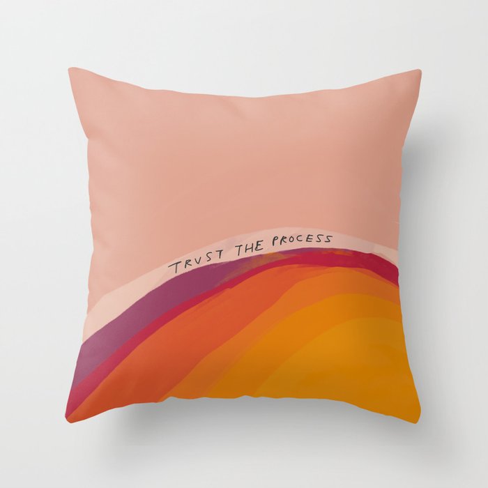 Trust The Process Throw Pillow Gallery Image 6