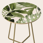 Abstract Art Tropical Leaves 100 Side Table Gallery Image 2