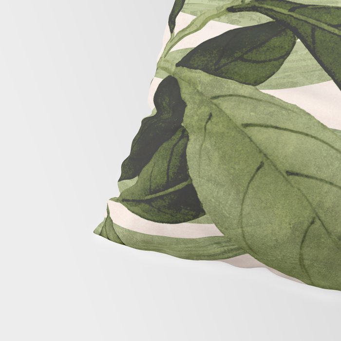 Abstract Art Tropical Leaves 100 Pillow Sham Gallery Image 4