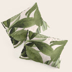 Abstract Art Tropical Leaves 100 Pillow Sham Gallery Image 3