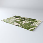 Abstract Art Tropical Leaves 100 Rug Gallery Image 3