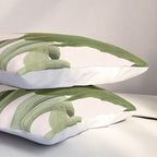 Abstract Art Tropical Leaves 100 Pillow Sham Gallery Image 3