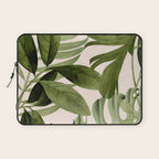 Abstract Art Tropical Leaves 100 Laptop Sleeve Gallery Image 1