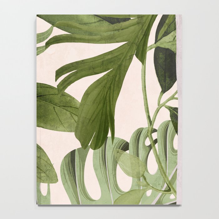 Abstract Art Tropical Leaves 100 Notebook Gallery Image 4