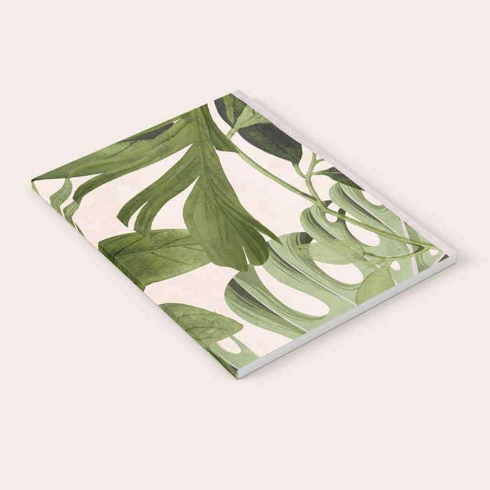 Abstract Art Tropical Leaves 100 Notebook Gallery Image 2