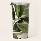 Abstract Art Tropical Leaves 100 Travel Mug Gallery Image 3